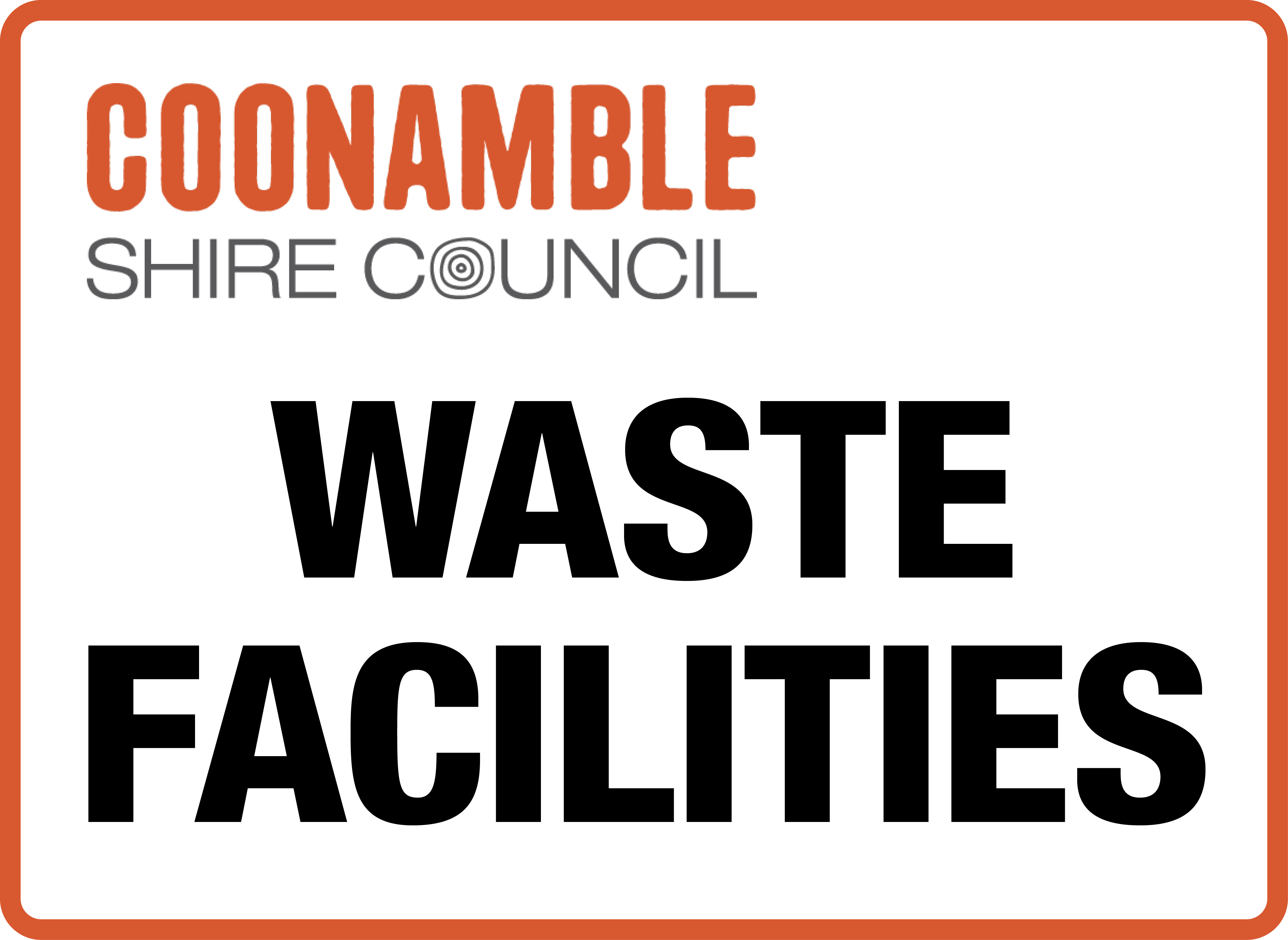 Waste management information for residents